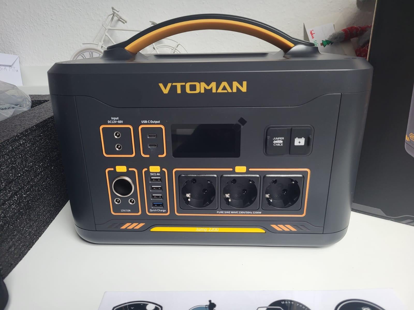 ᐉ Зарядная станция VTOMAN JUMP 2200 2 кВт • Купить в Киеве
