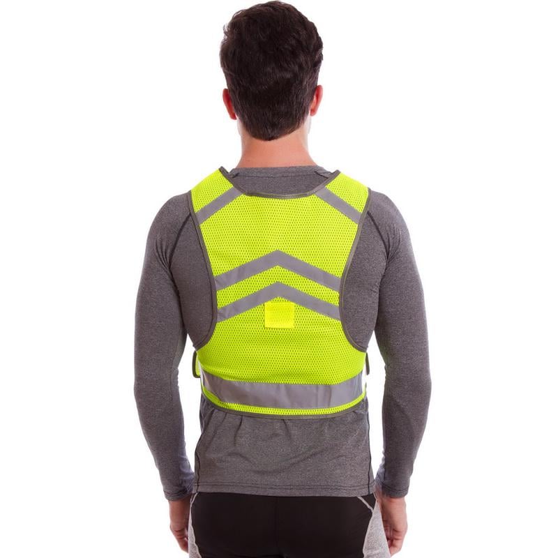 Жилет світловідбиваючий Zelart SEEYU RST-20-LED Салатовий (DR012558) - фото 2
