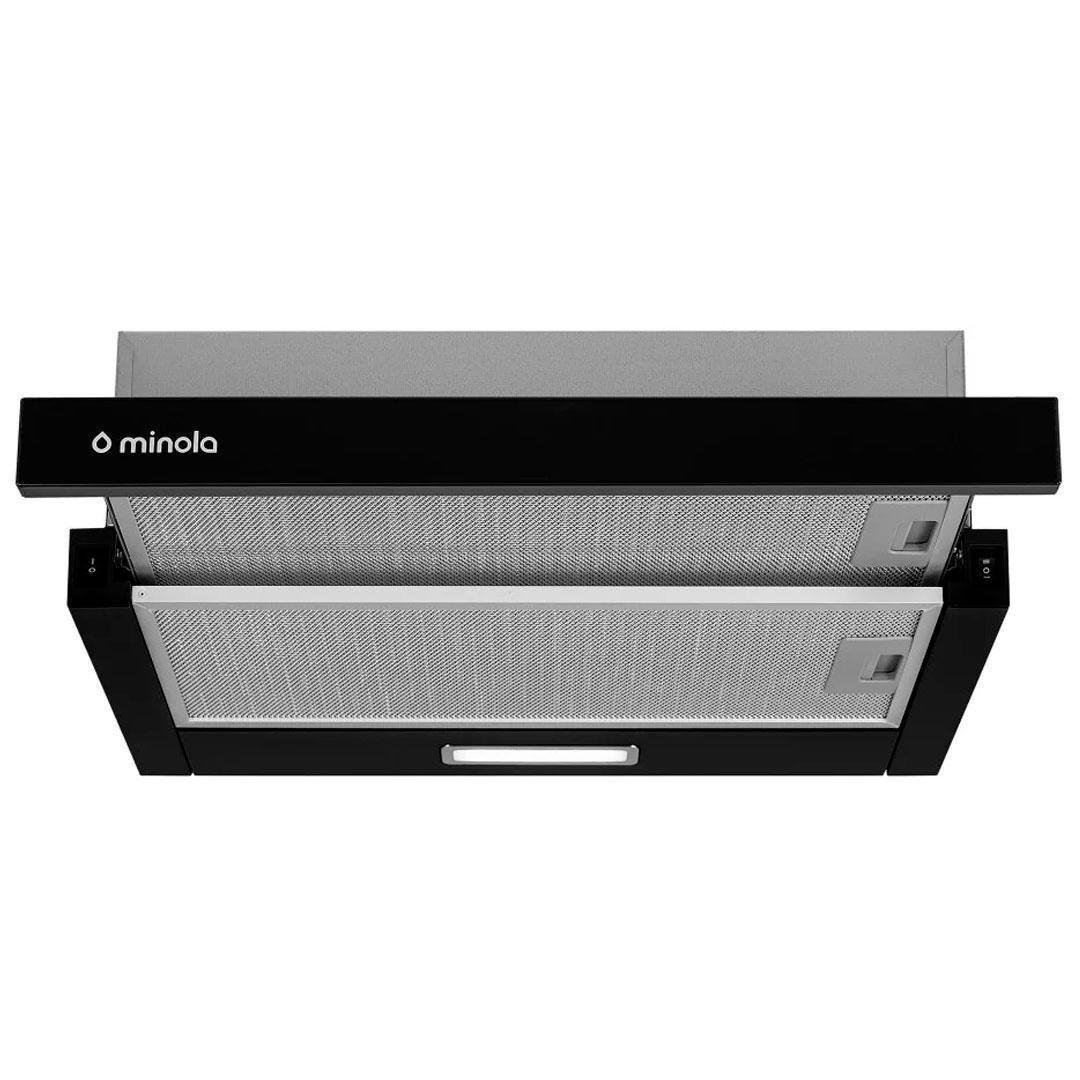 Витяжка вбудована телескопічна Minola HTL 514 BL LED
