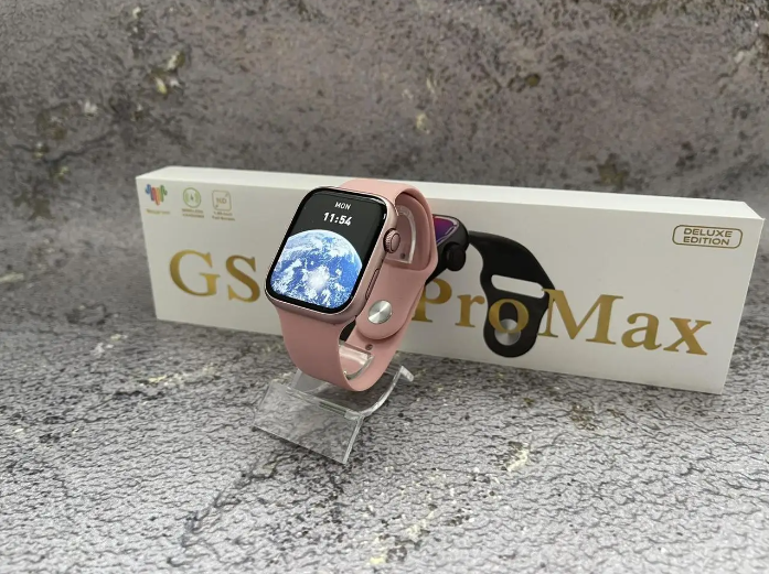 Часы умные Smart Watch GS8 Pro Max с украинским языком и функцией звонка 45 мм Розовый - фото 5