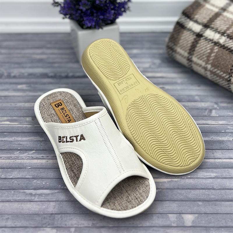 Тапочки медичні жіночі Е-00837 екошкіра 24,5-25 см p. 39 Білий (20809060) - фото 4 Тапочки медичні жіночі Е-00837 екошкіра 24,5-25 см p. 39 Білий (20809060) - фото 4