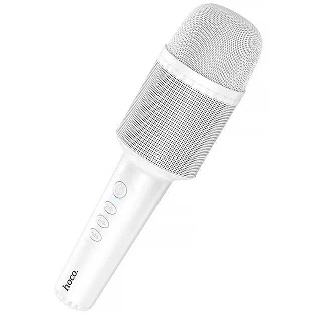 Микрофон-караоке беспроводной Bluetooth Hoco BBK1 Белый