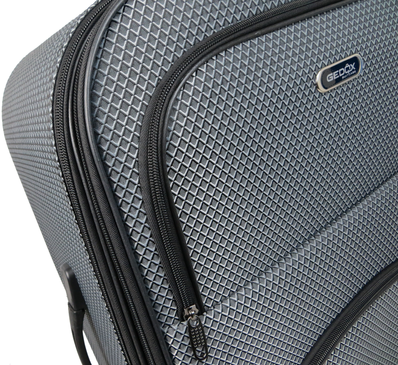 Чемодан на колесах Gedox GD Polo тканевый большой в клетку 100 л Серебристый - фото 6 Чемодан на колесах Gedox GD Polo тканевый большой в клетку 100 л Серебристый - фото 6