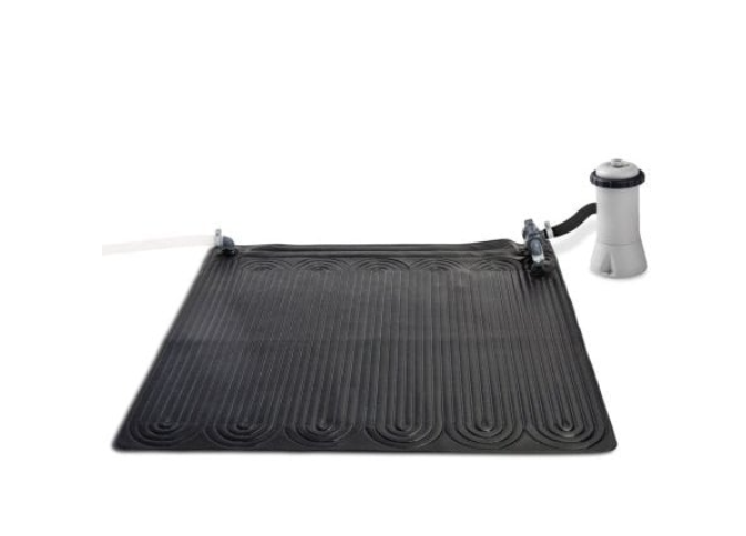 Коврик для нагрева воды в бассейне от солнечной энергии из ПВХ 120х120 см Черный (132-9-28685)