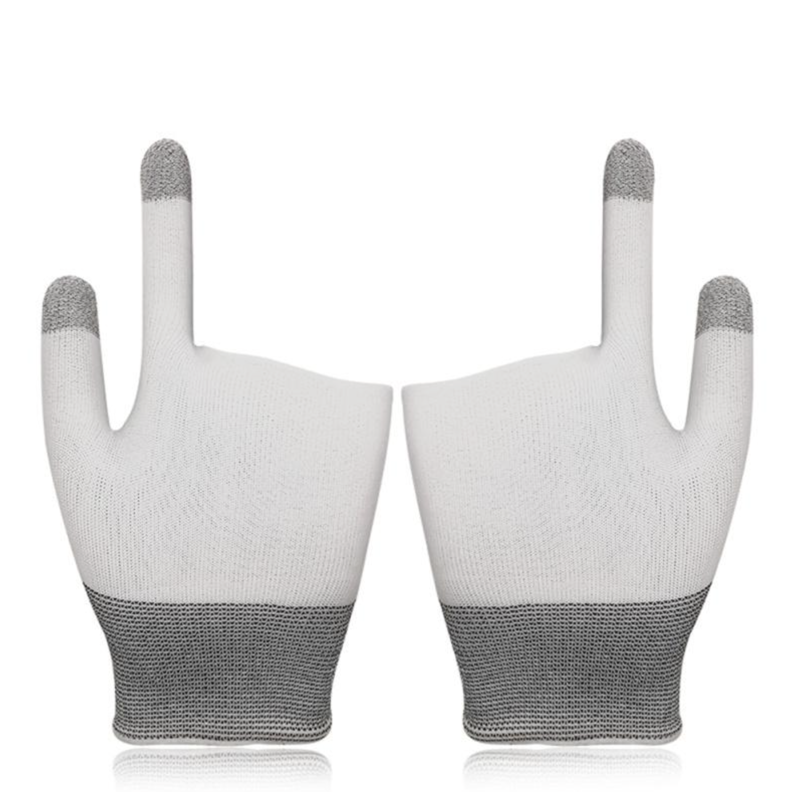 Рукавички-напальчники ігрові Pubg Mobile CoD Free Fire 2 шт. Білий (562215435)