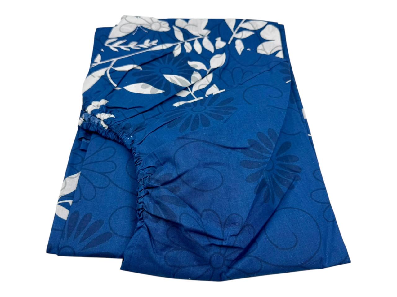 Простынь на резинке Plants бязь 160х200 см (G-f1304/WP/x160)