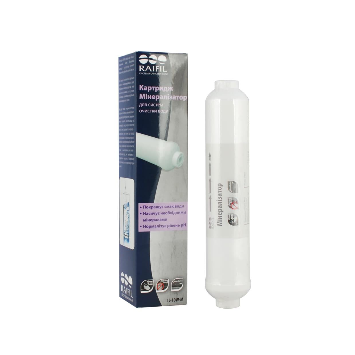 Минерализатор Raifil 10" для обратного осмоса IL-10W-M (RFL-1930) Минерализатор Raifil 10" для обратного осмоса IL-10W-M (RFL-1930)