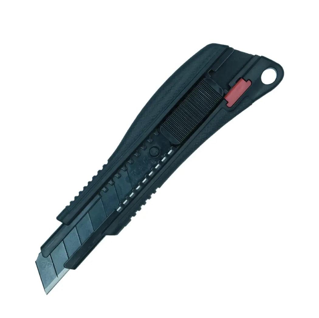 Нож будівельний Haisser 23517 пластиковий посилений 18 мм SК2 сегментоване (23517)