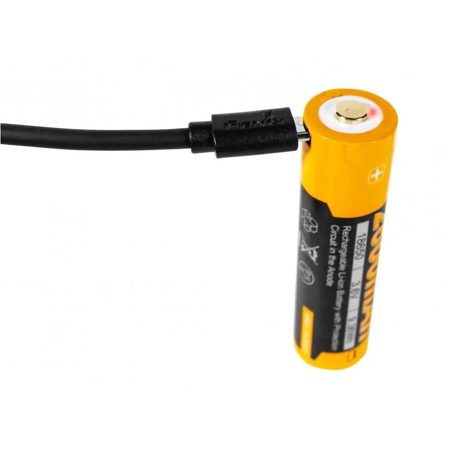 Комплект Ліхтар ручний Fenix TK35UEV20 та акумулятор 18650 Fenix 2600 mAh Li-ion з USB зарядкою ARB-L18-2600U 2 шт. - фото 27