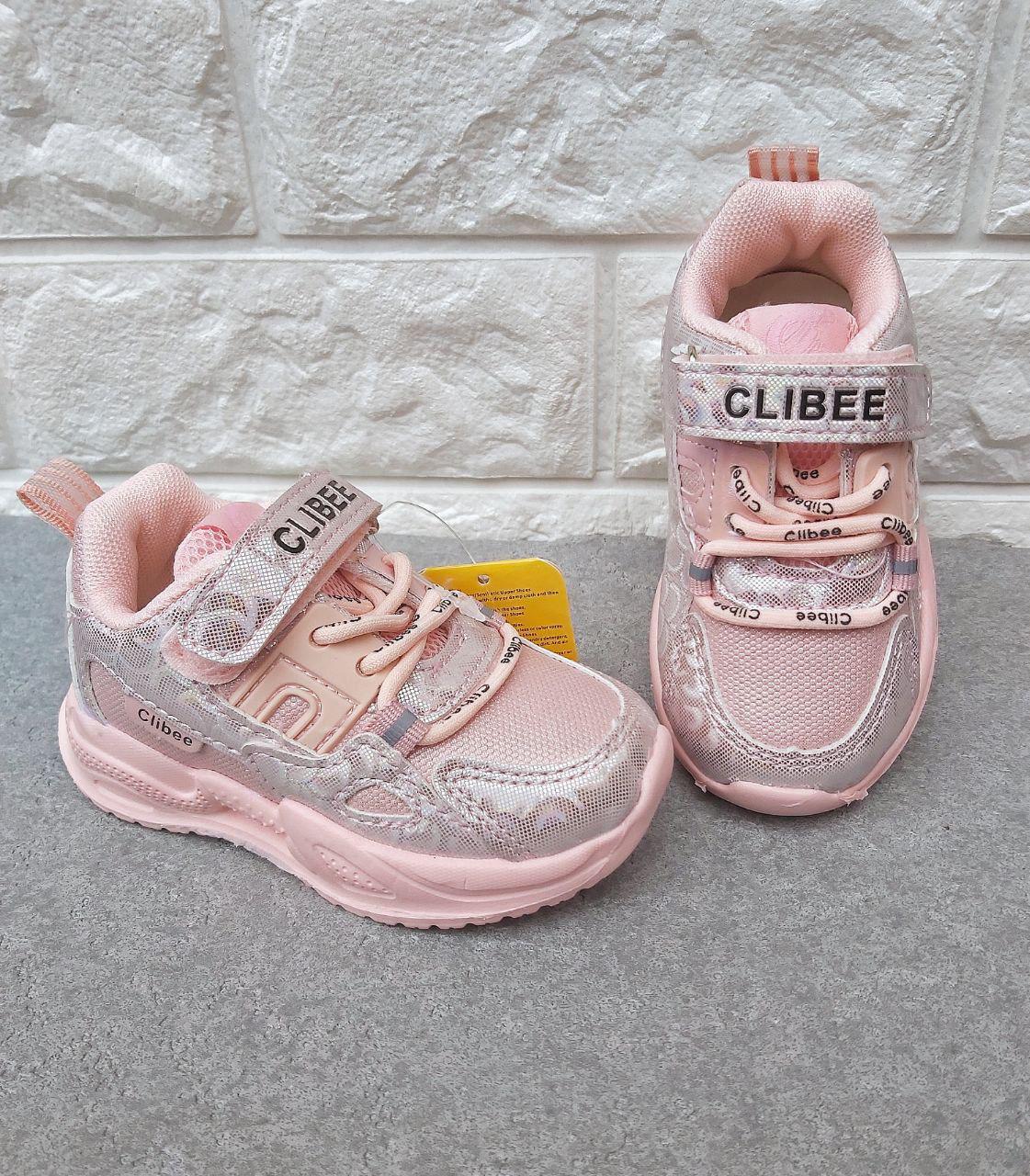 Кроссовки для девочки Clibee 875 р. 22 13,8 см Розовый (875-1)