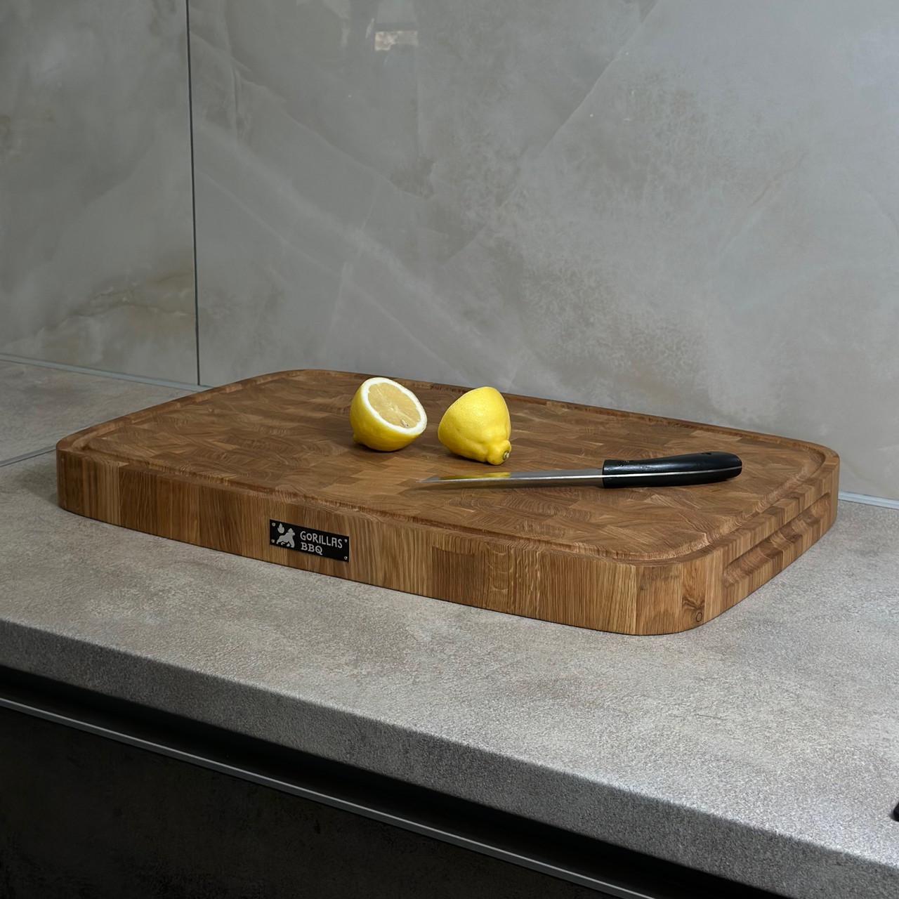 Дошка обробна торцева DS3 дубова 60х40х5 см (27722324) - фото 2 Дошка обробна торцева DS3 дубова 60х40х5 см (27722324) - фото 2