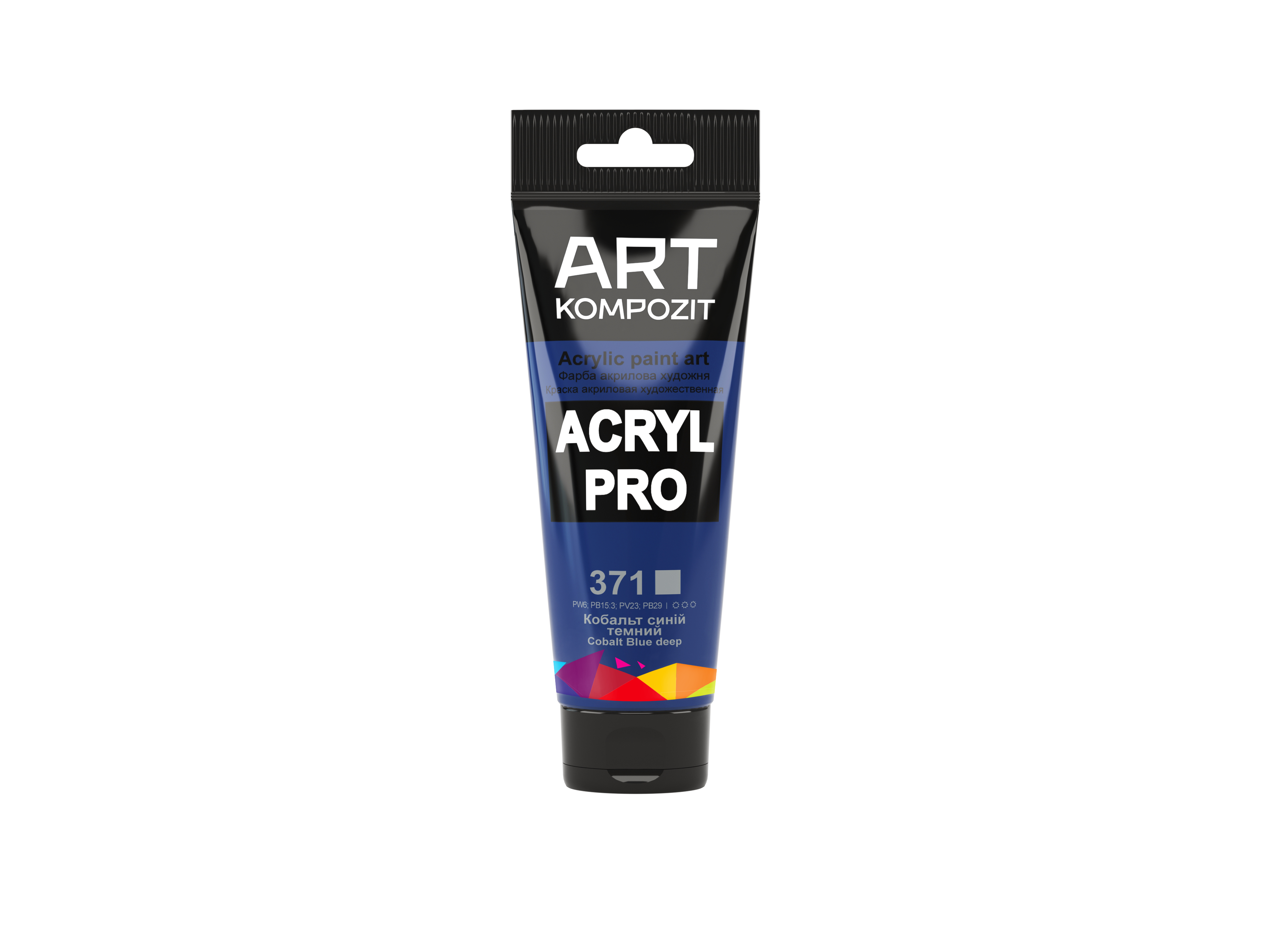 Краска художественная ART Kompozit Acryl PRO 371 Туба 0,75 мл Синий кобальт темный