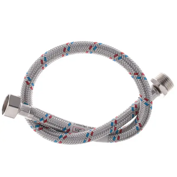 Шланг для подключения воды гибкий Zerix ZX3017 30 см 1/2"x1/2" ЗВ (63524)
