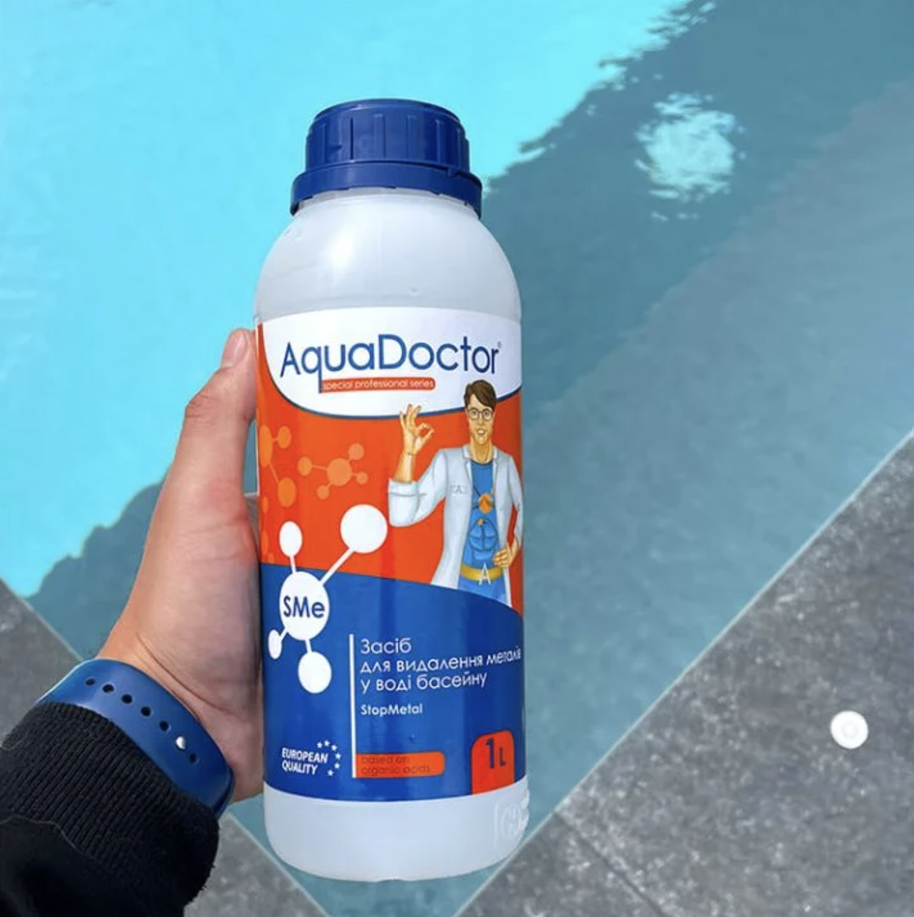 Средство для удаления металлов AquaDoctor SMe StopMetal 1 л (202699) - фото 2