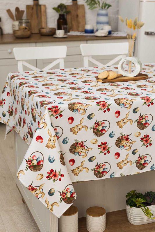 Скатертина на стіл водовідштовхувальна Великодня Носи Своє 1,50x1,80 м (90099) Скатертина на стіл водовідштовхувальна Великодня Носи Своє 1,50x1,80 м (90099)