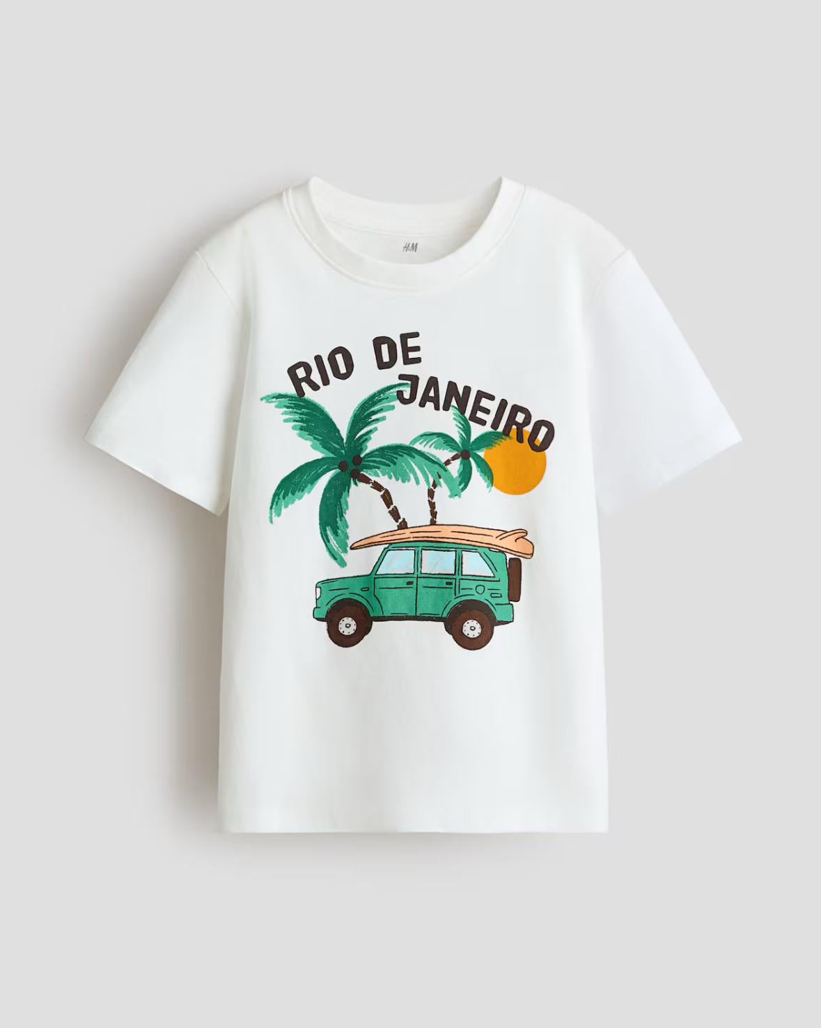 Футболка детская H&M 110-116 см Белый (121)
