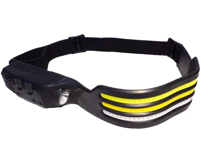 Фонарь налобный COBA CB-689-3 с датчиком движения (11314681)