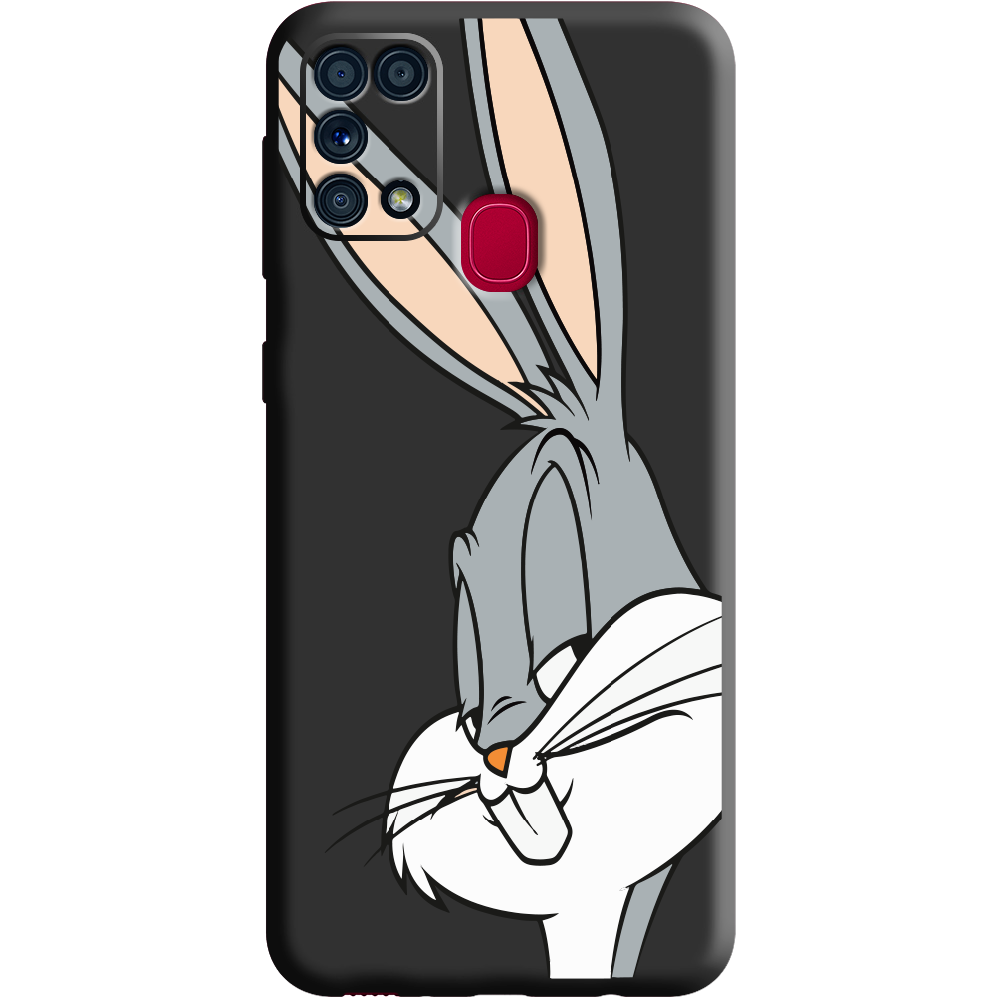 Чохол Boxface Samsung M315 Galaxy M31 Lucky Rabbit Чорний силікон (39091-bk81-39654)