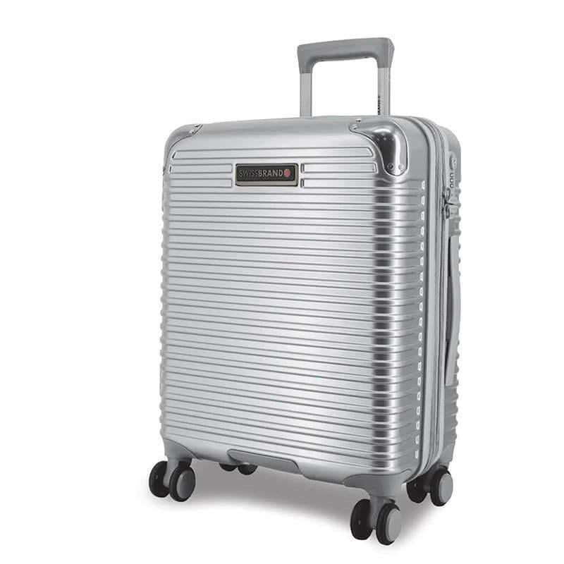 Чемодан на 4-х колесах Swissbrand Rome M 110/126 л Silver (DAS302558)