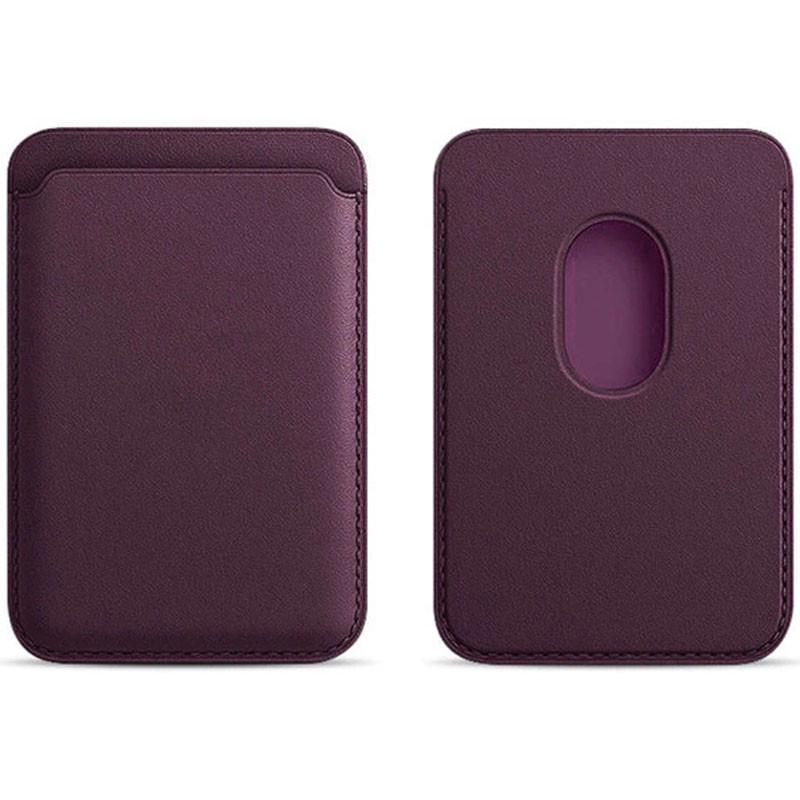 Кардхолдер Leather Wallet with Double Magnetic Темно-фиолетовый (00000064974_3)