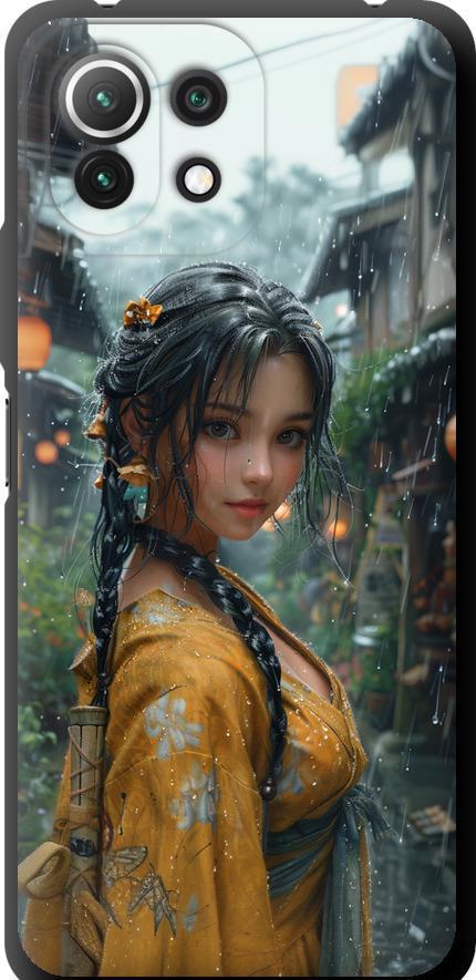 Чехол на Xiaomi Mi 11 Lite Anime-girl (6133b-2281-42517)