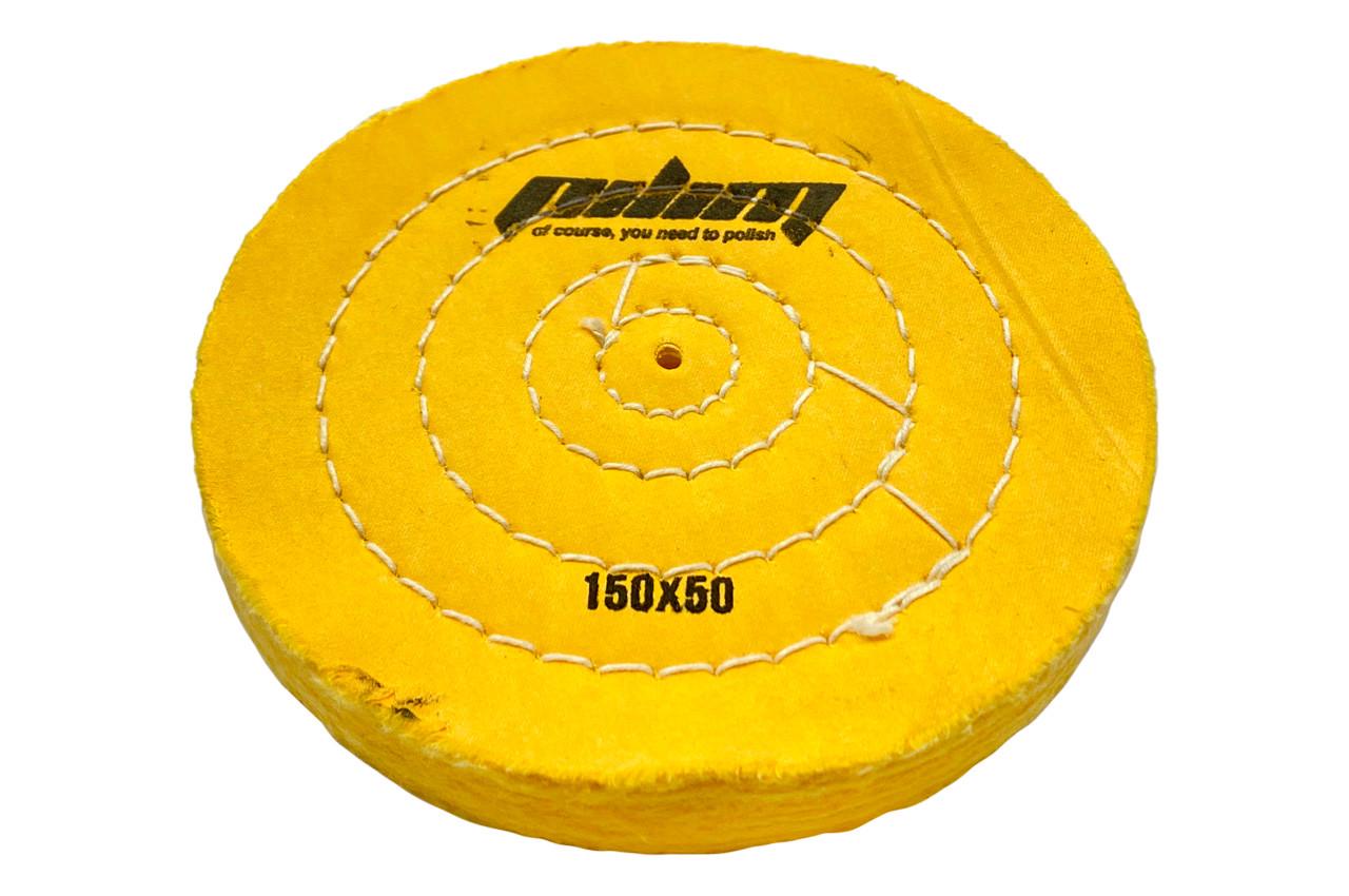 Круг мусліновий Sprut 150 мм 50 шарів Жовтий (П-KM-126163)