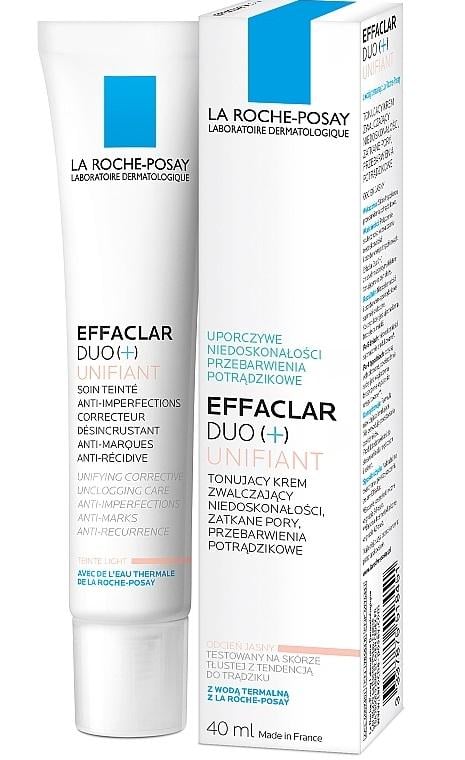 Крем для обличчя коригуючий з тонуючим ефектом La Roche-Posay Effaclar Duo+Inifiant 40 мл (2419277322)