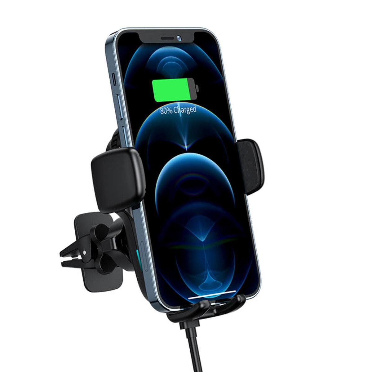 Держатель для телефона ACEFAST D1 wireless charging automatic clamping car holder (29caa1-15872) - фото 5