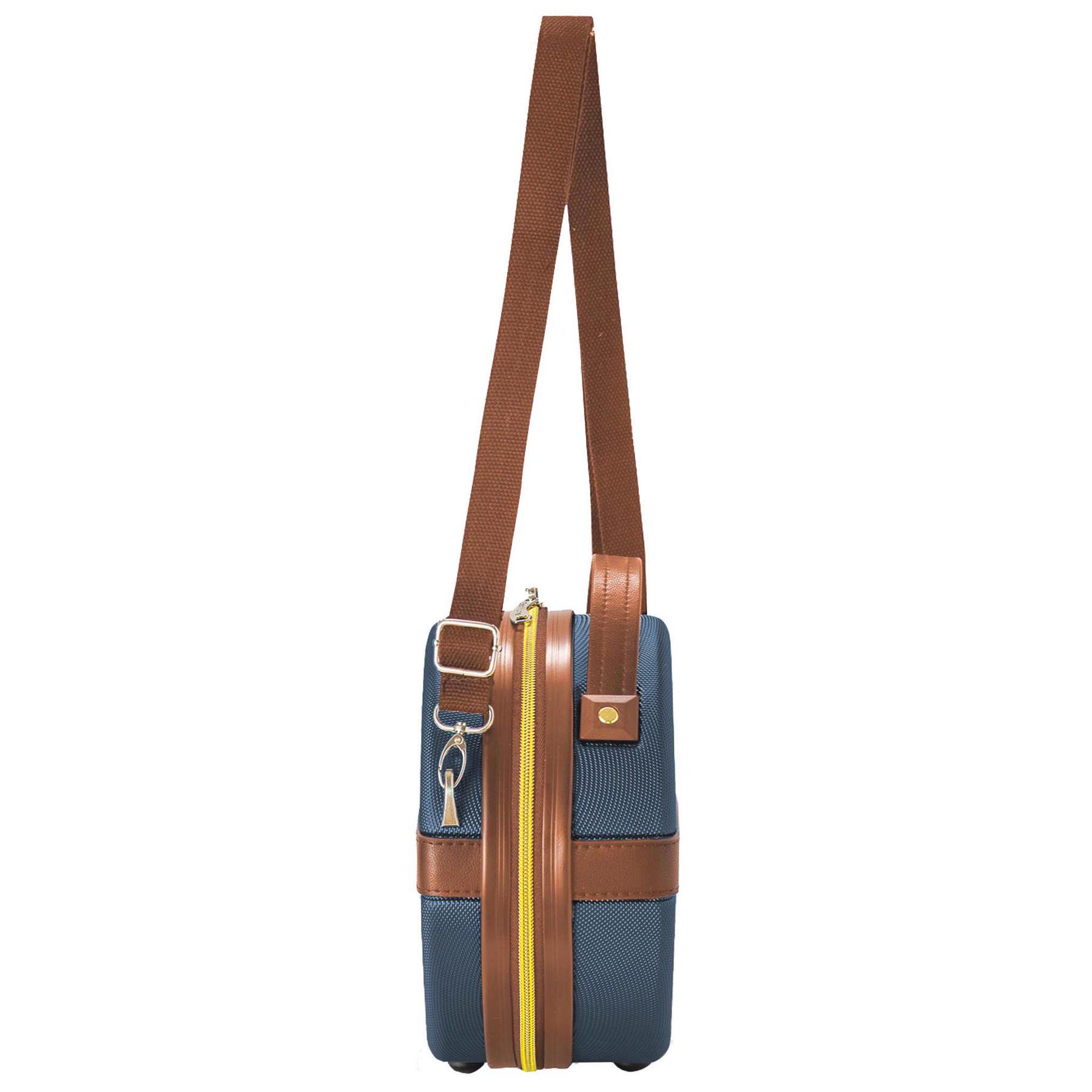 Бьюті-кейс SEMI LINE 5L Blue/Brown (T5672-1) - фото 4 Бьюті-кейс SEMI LINE 5L Blue/Brown (T5672-1) - фото 4