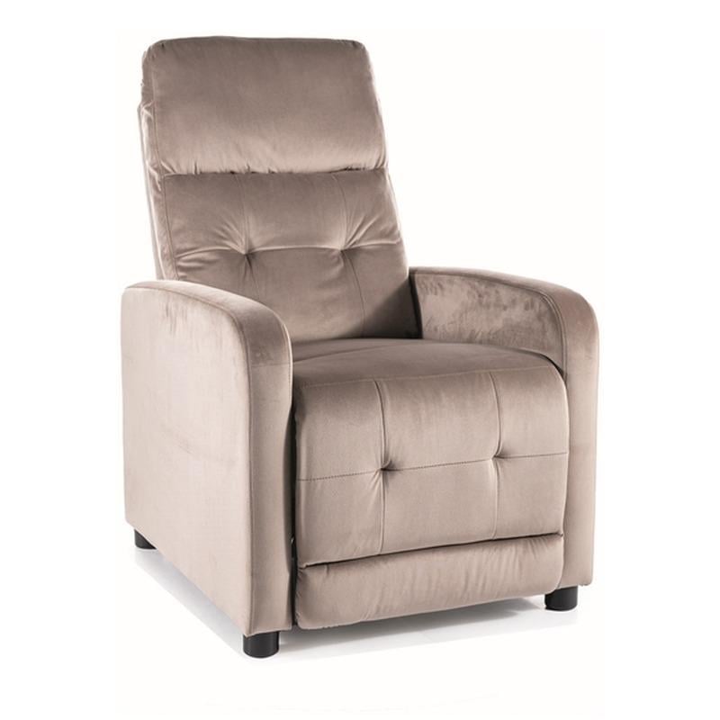 Кресло Signal OTUS VELVET BLUVEL 40 Темно-Бежевый (OTUSVCBE)