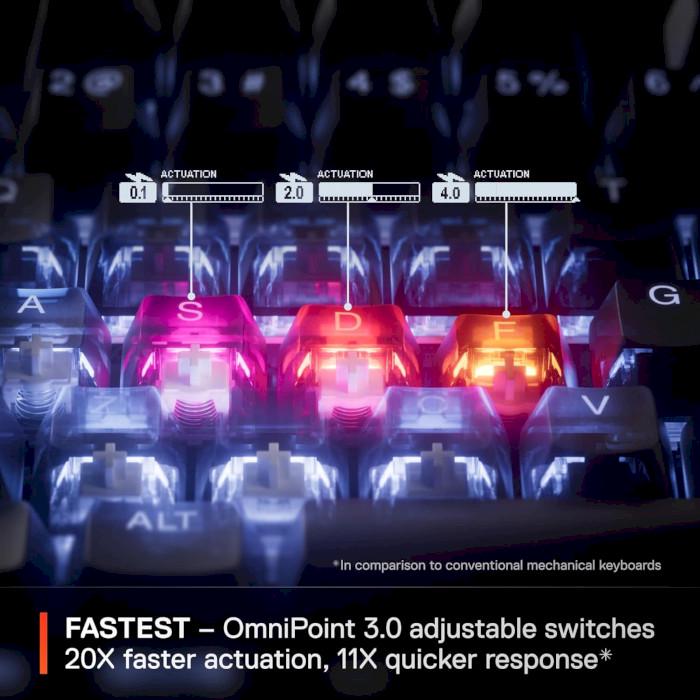Клавиатура игровая оптическая SteelSeries Apex Pro TKL Gen 3-UA/USB/OmniPoint 3.0/RGB Black (64740) - фото 9