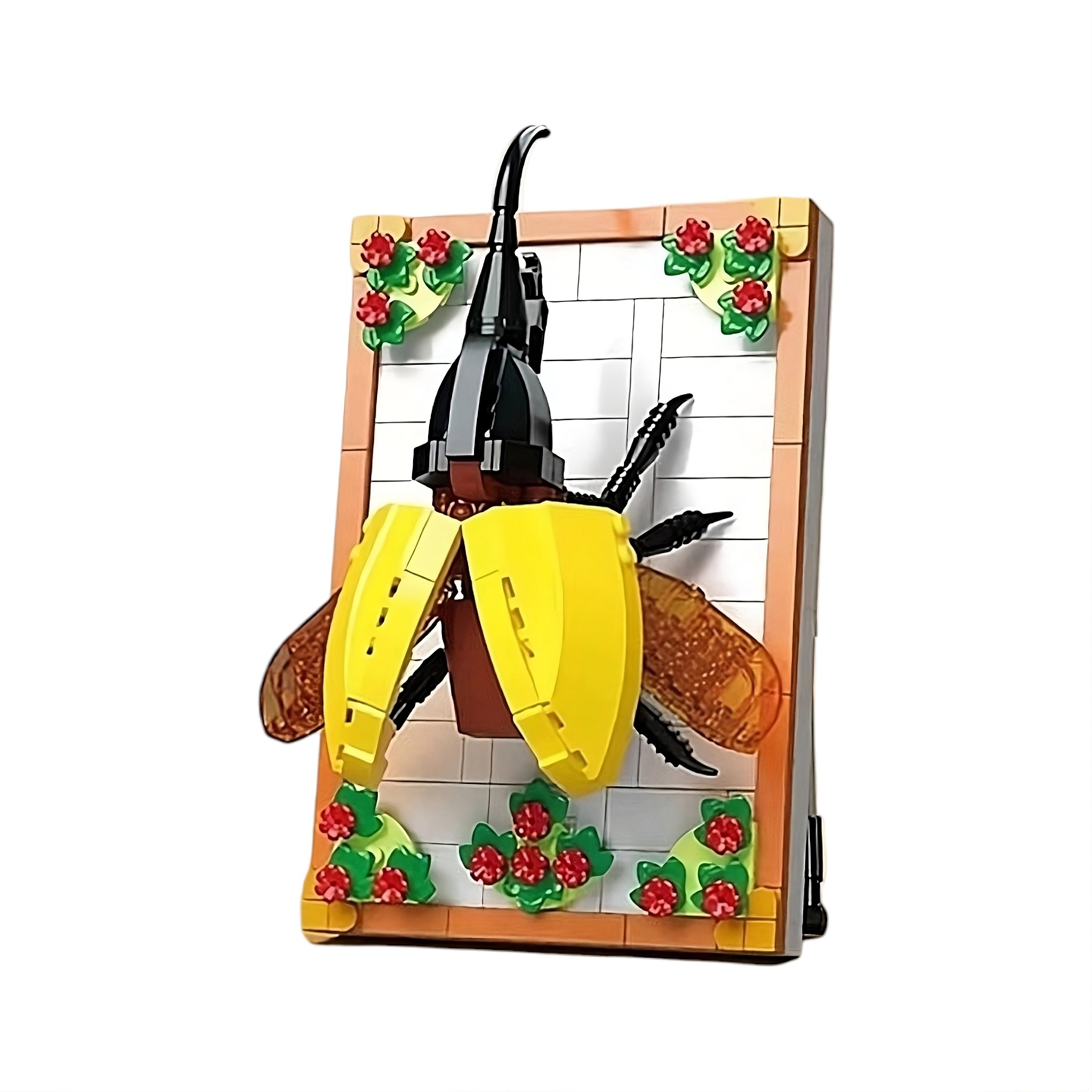 Конструктор 112-7 Unicorn Beetle пазовая сборка жука 425 дет. (28585026)