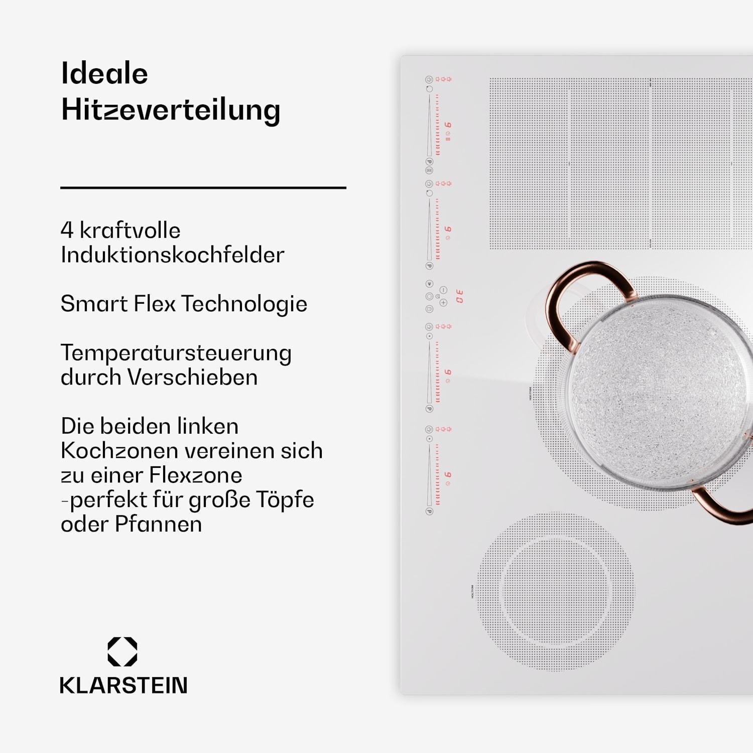 Варочная поверхность KLARSTEIN Masterzone гибридная индукционная 77 см (10045793) - фото 2 Варочная поверхность KLARSTEIN Masterzone гибридная индукционная 77 см (10045793) - фото 2