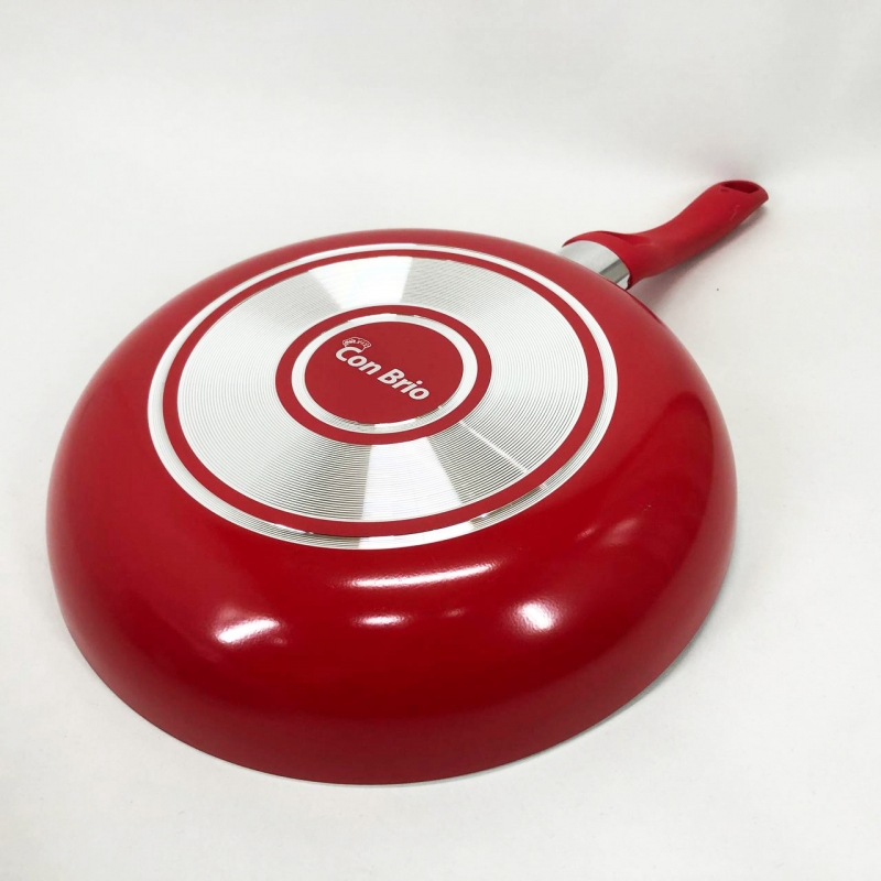 Сковорода Con Brio CB-2614 антипригарное покрытие XYLAN 26 см Red (tf5175) - фото 12