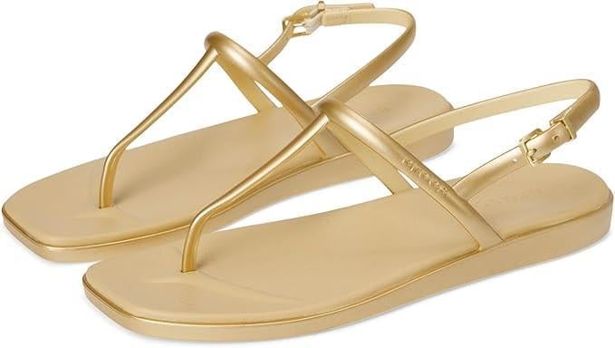 Сандалії жіночі Crocs Miami Metallic Thong Flip Gold р. 39-40 Золотий (24534) Сандалії жіночі Crocs Miami Metallic Thong Flip Gold р. 39-40 Золотий (24534)