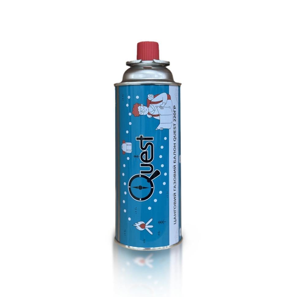 Балон газовий цанговий бутановий Quest 220 г