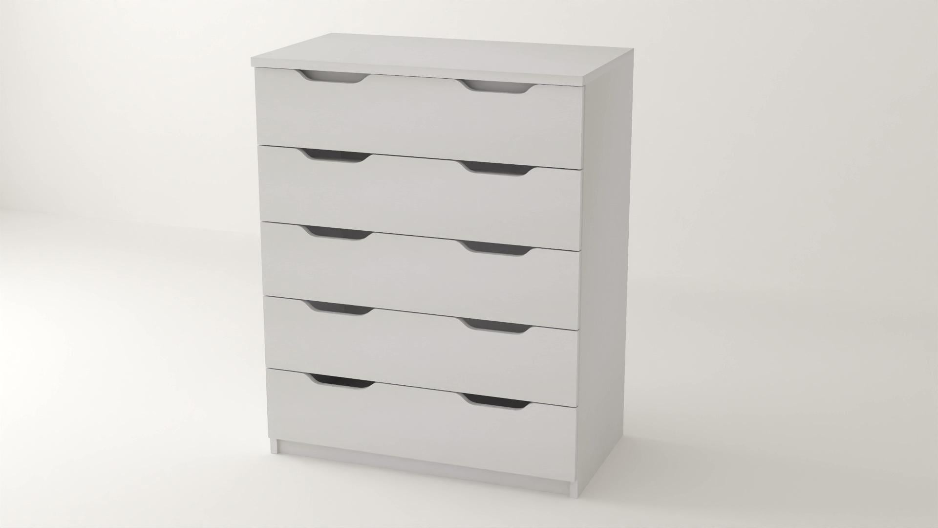 Комод Алекса ВК-49 90х45х100 см Белый