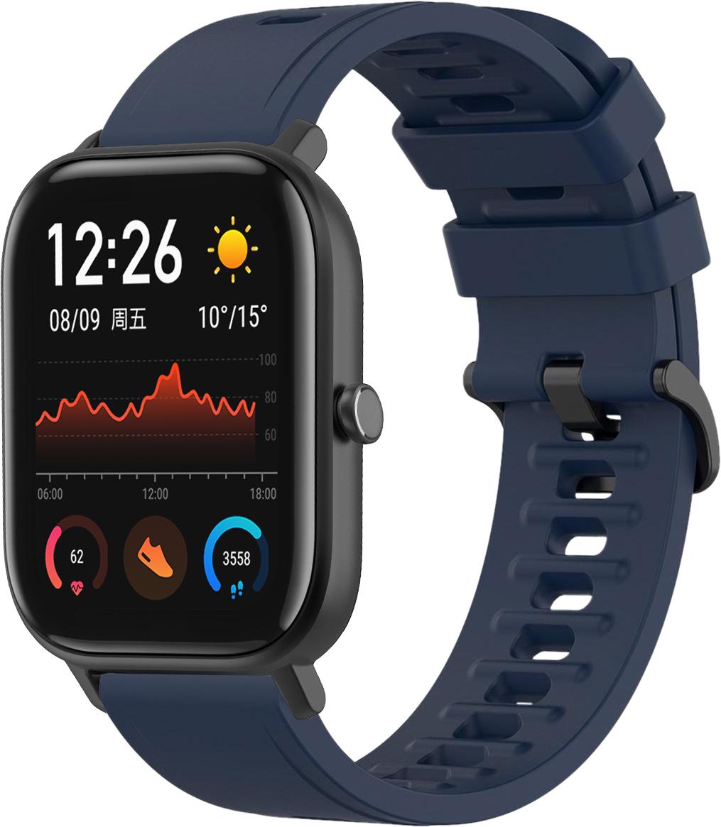 Ремешок Convex для Amazfit GTS Dark blue 20 мм (18520)