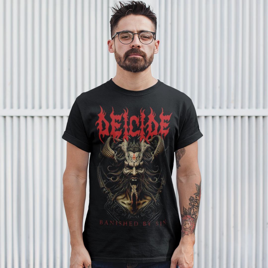 Футболка унисекс Deicide Banished By Sin S Черный (00000001100)