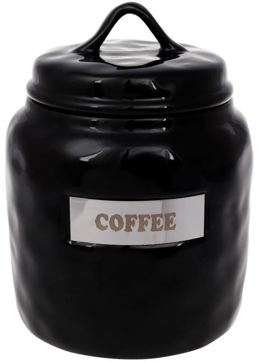 Банка фарфоровая Necollie Coffee 1500 мл Черный (BD-945-323)