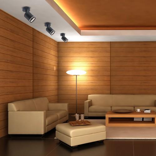 Светильник точечный Feron ML318-S под лампу GU10 Черный (40149) - фото 3 Светильник точечный Feron ML318-S под лампу GU10 Черный (40149) - фото 3