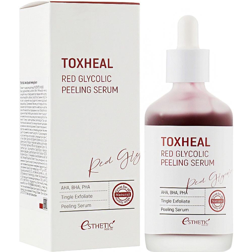 Пилинг-серум кислотный Esthetic House Toxheal Red Glycolic Peeling Serum 100 мл (1336617936)