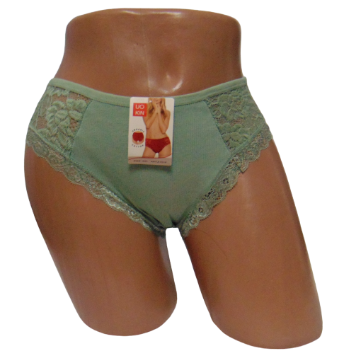 Жіночі труси в рубчик Uokin 1518 L Зелений (1767271817)