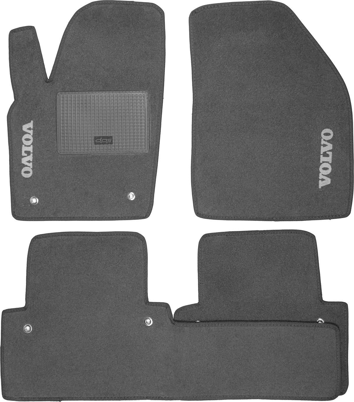 Коврики в салон для Volvo S40 '04-12 текстильные Серый (21613)