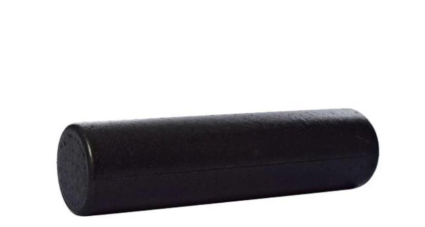 Массажер рулон Profi для йоги гладкий 60-15 см Черный