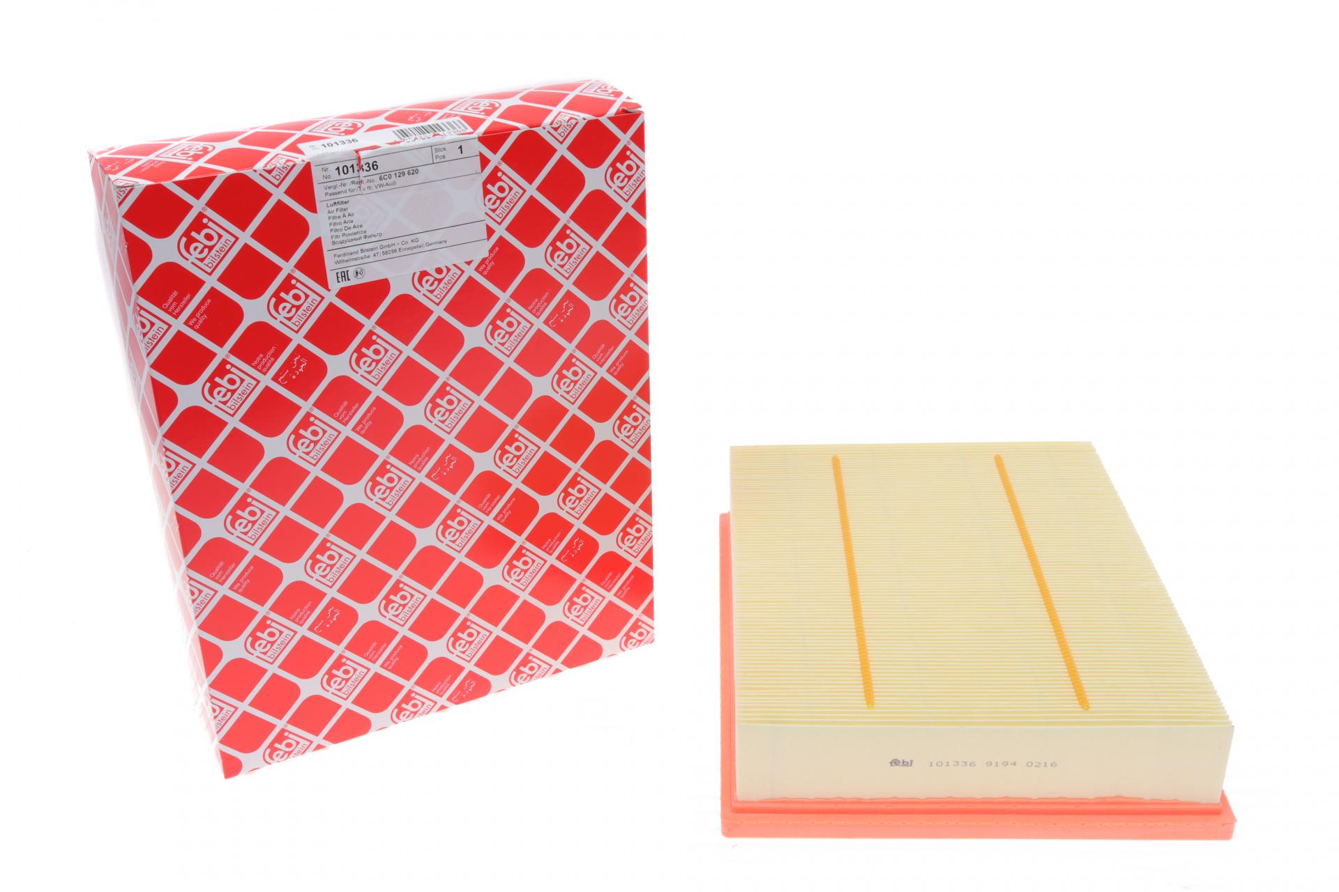 Фильтр воздушный FEBI BILSTEIN для VW Polo 1,8GTI/Seat Toledo 1,6TDI 14- (101336)