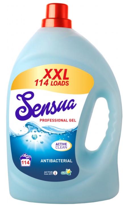 Стиральное средство Sensua Professional Gel Antibacterial всех типов тканей и цветов 4 л (2490092752)