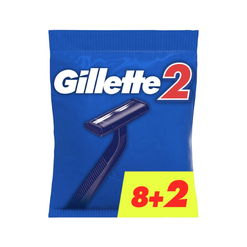 Станки для бритья мужские одноразовые GILLETTE-2 10 шт. (8700216169028)