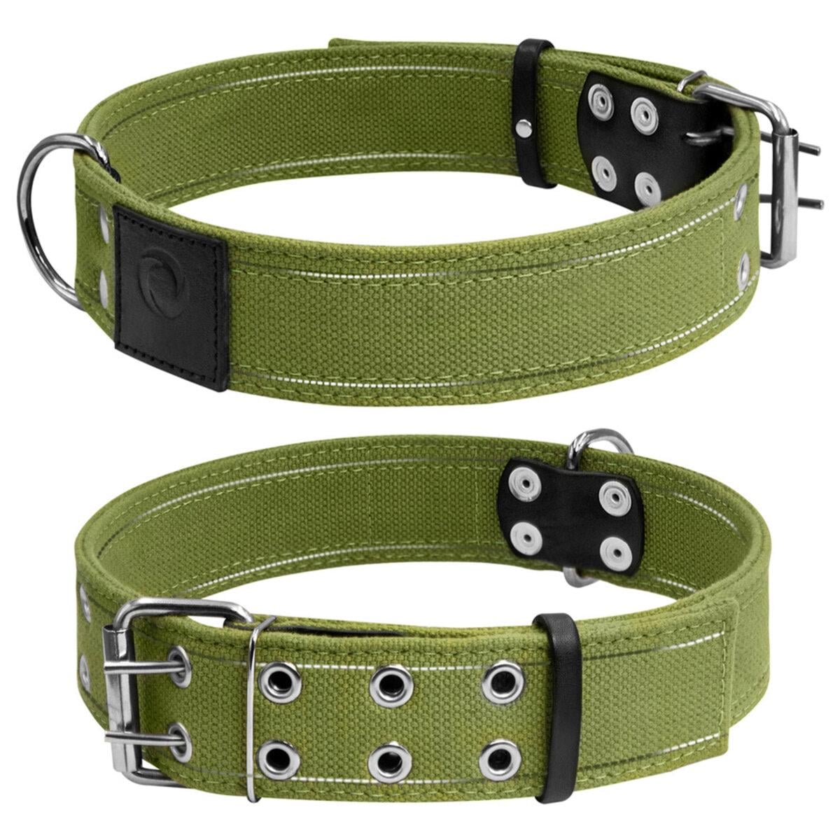 Ошейник для собак Collar Брезент двойной 45 мм/56-71 см (6139)