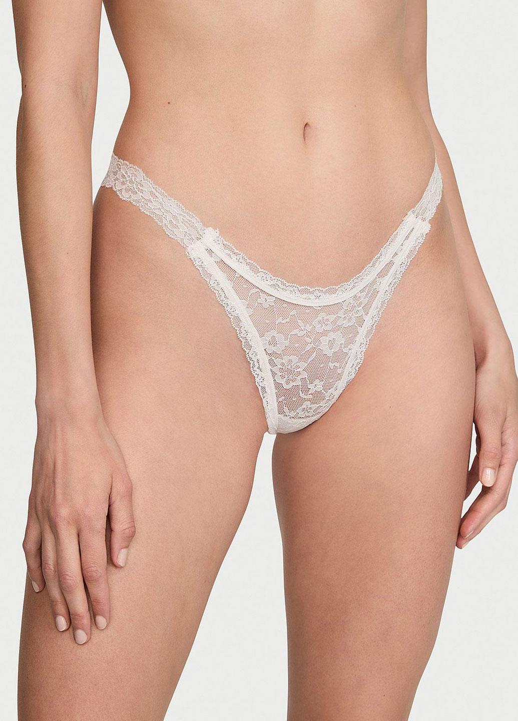 Трусики женские Victoria's Secret XL Белый (144000415986Q9ZXL)